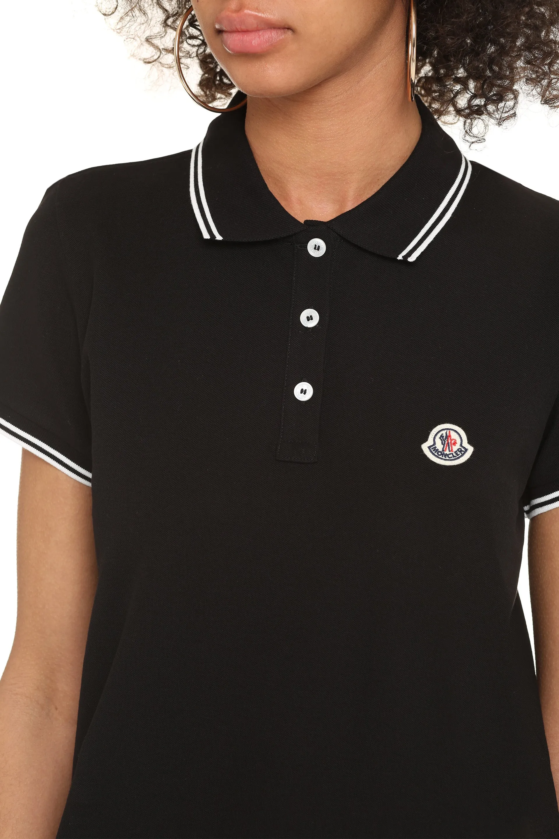 Moncler Logo Patch Polo Shirt