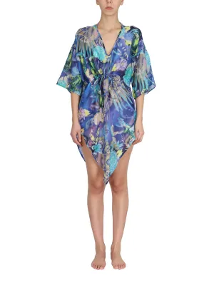 Moschino Floral Printed V-Neck Swimsuit