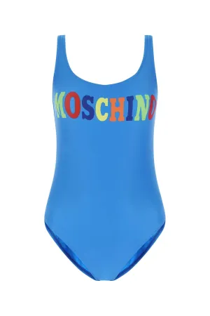 Moschino Logo Detailed Sleeveless Swimsuit