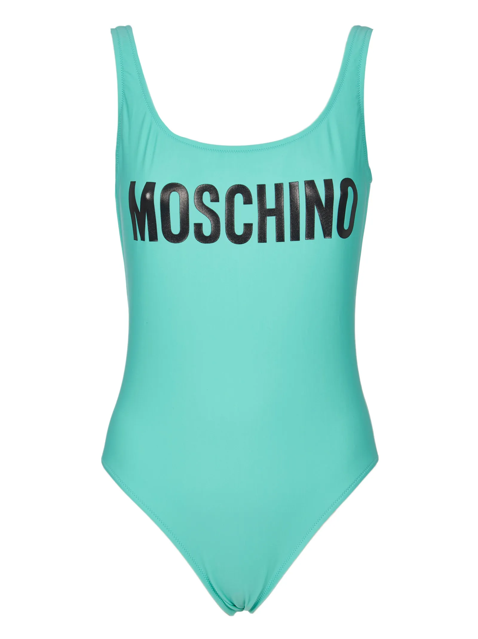 Moschino Logo Print One-Piece Swimsuit