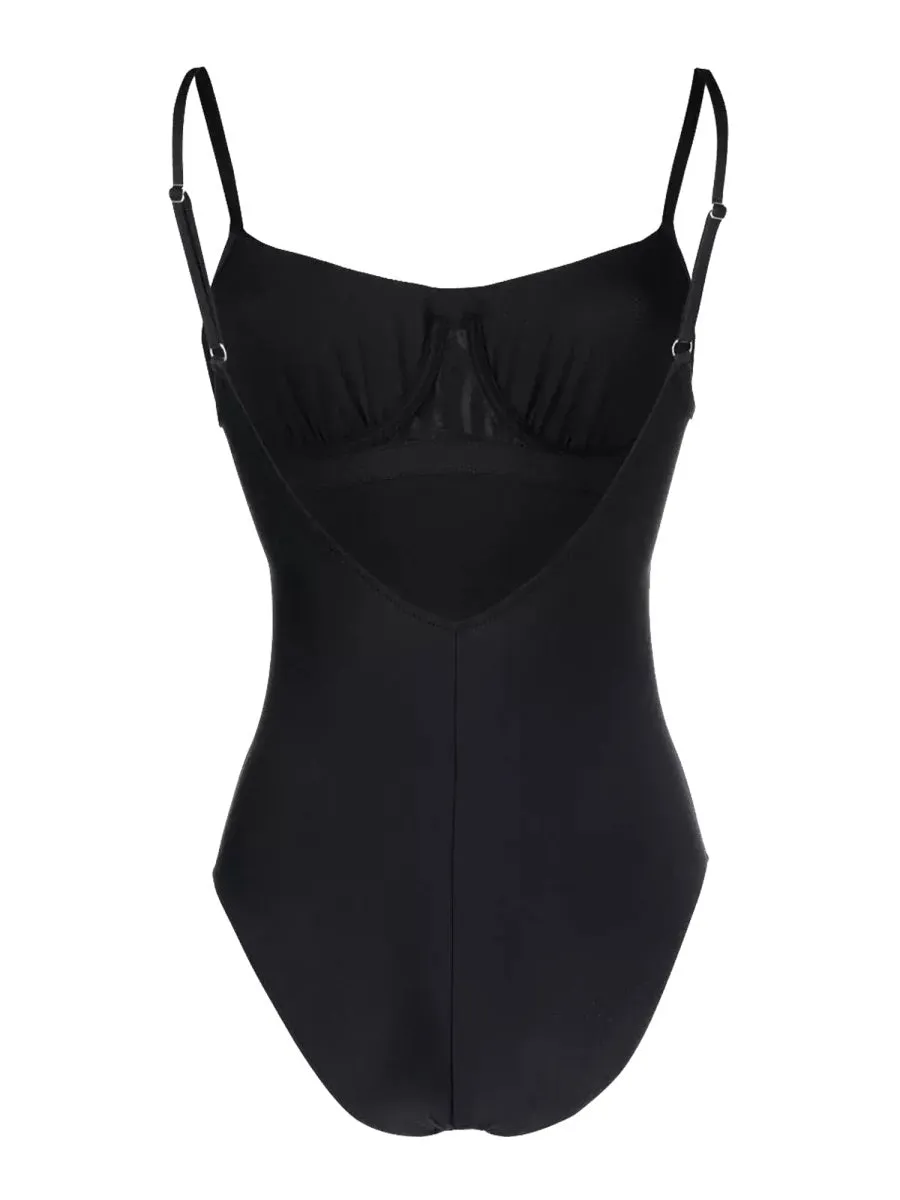 Moschino Logo Printed One-Piece Swimsuit