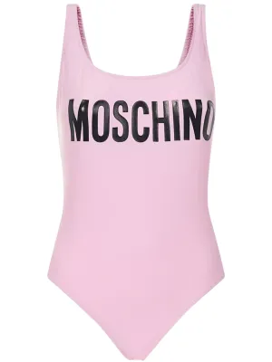Moschino Logo Printed One-Piece Swimsuit