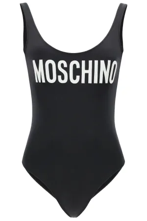 Moschino Logo Printed One-Piece Swimsuit