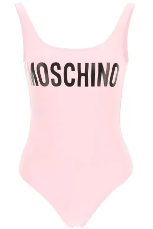 Moschino Logo Printed One-Piece Swimsuit