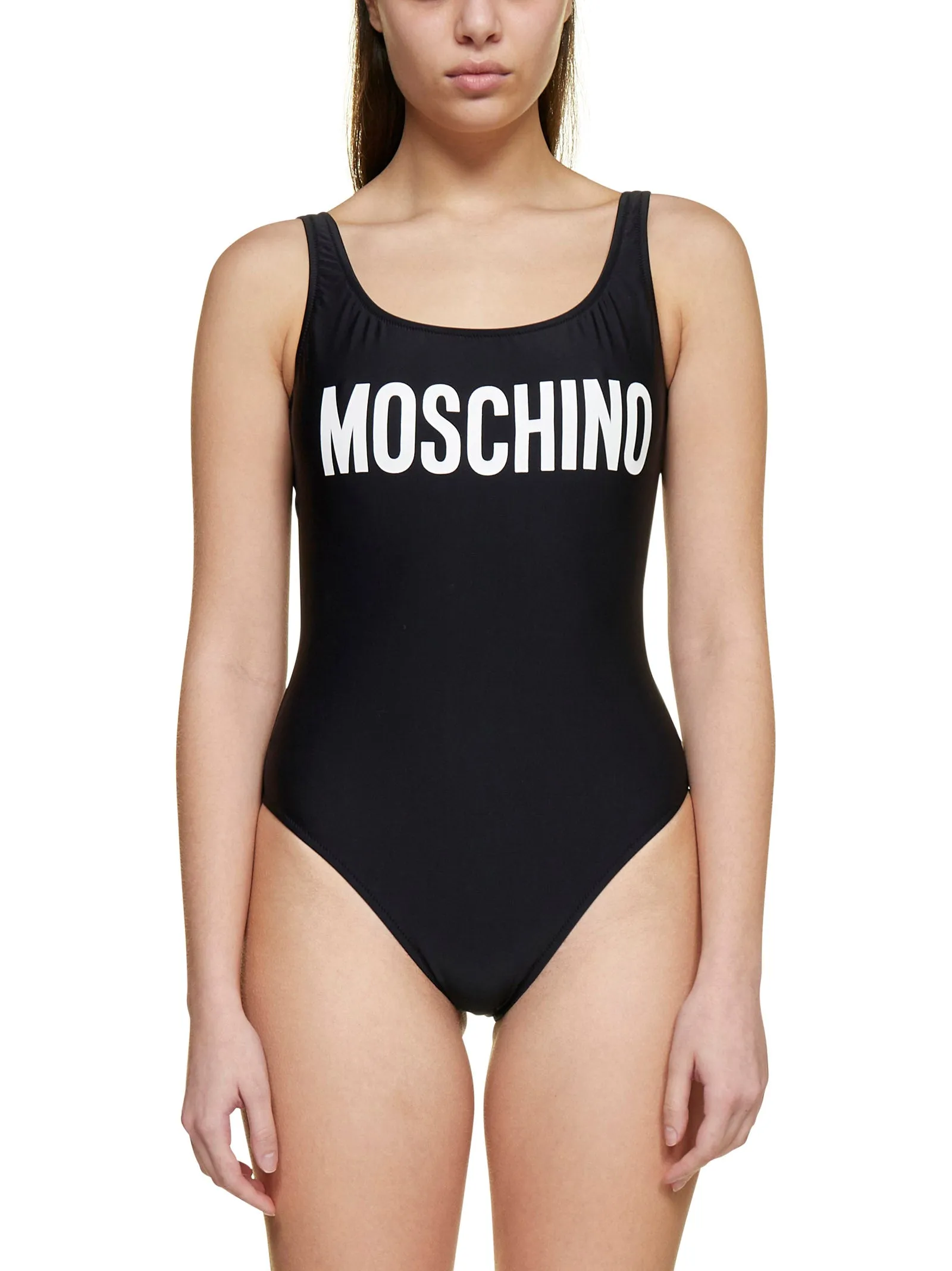 Moschino Logo Printed One-Piece Swimsuit
