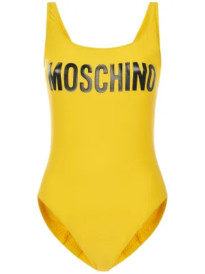 Moschino Logo Printed Swimsuit