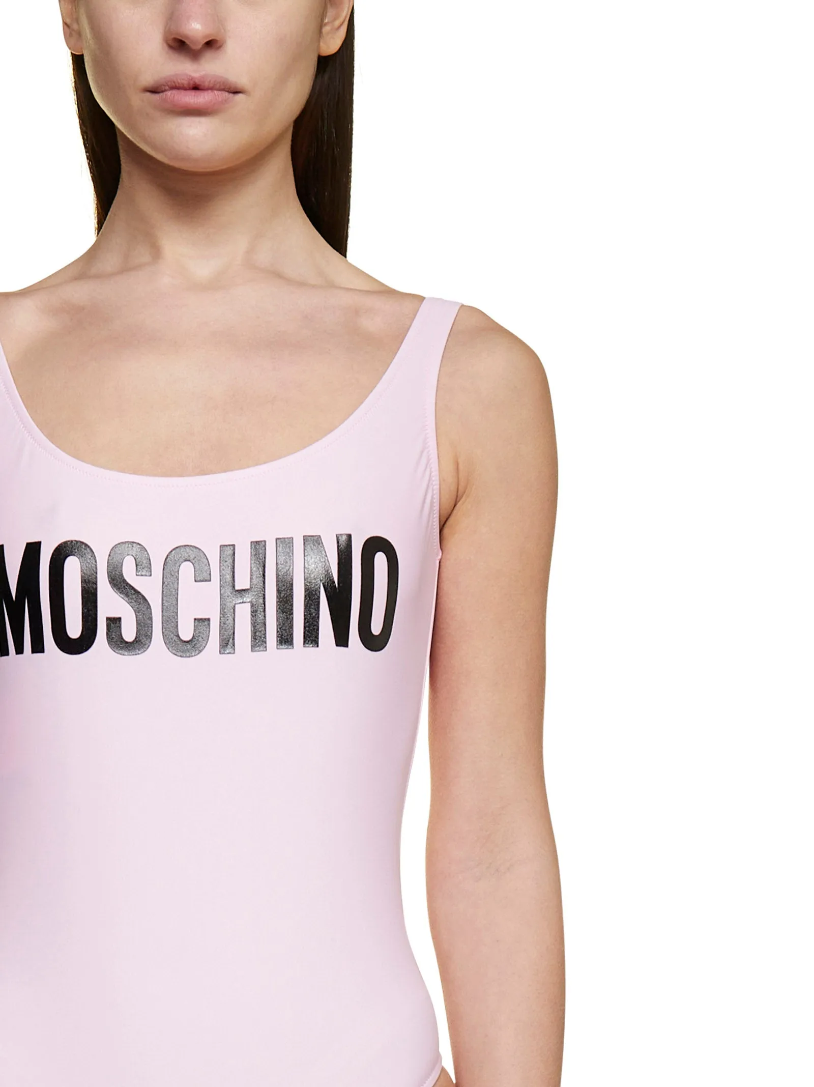 Moschino Logo Printed Swimsuit