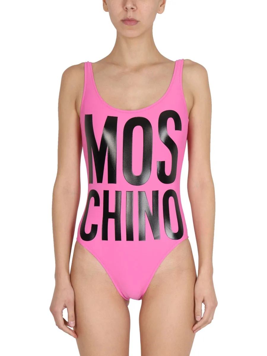 Moschino Maxi Logo Swimsuit