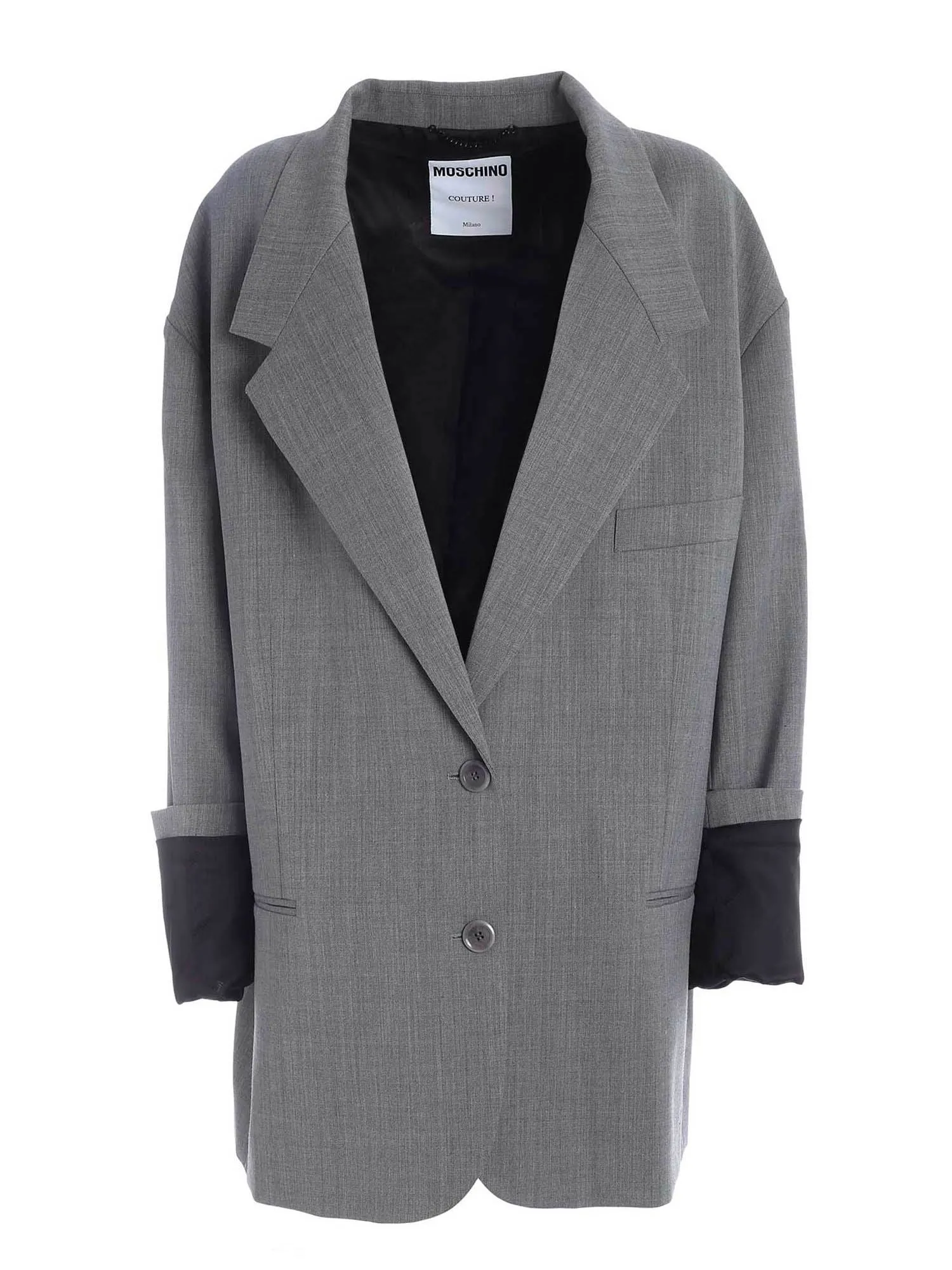 Moschino Single-Breasted Oversized Jacket