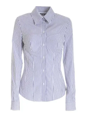 Moschino Striped Buttoned Shirt