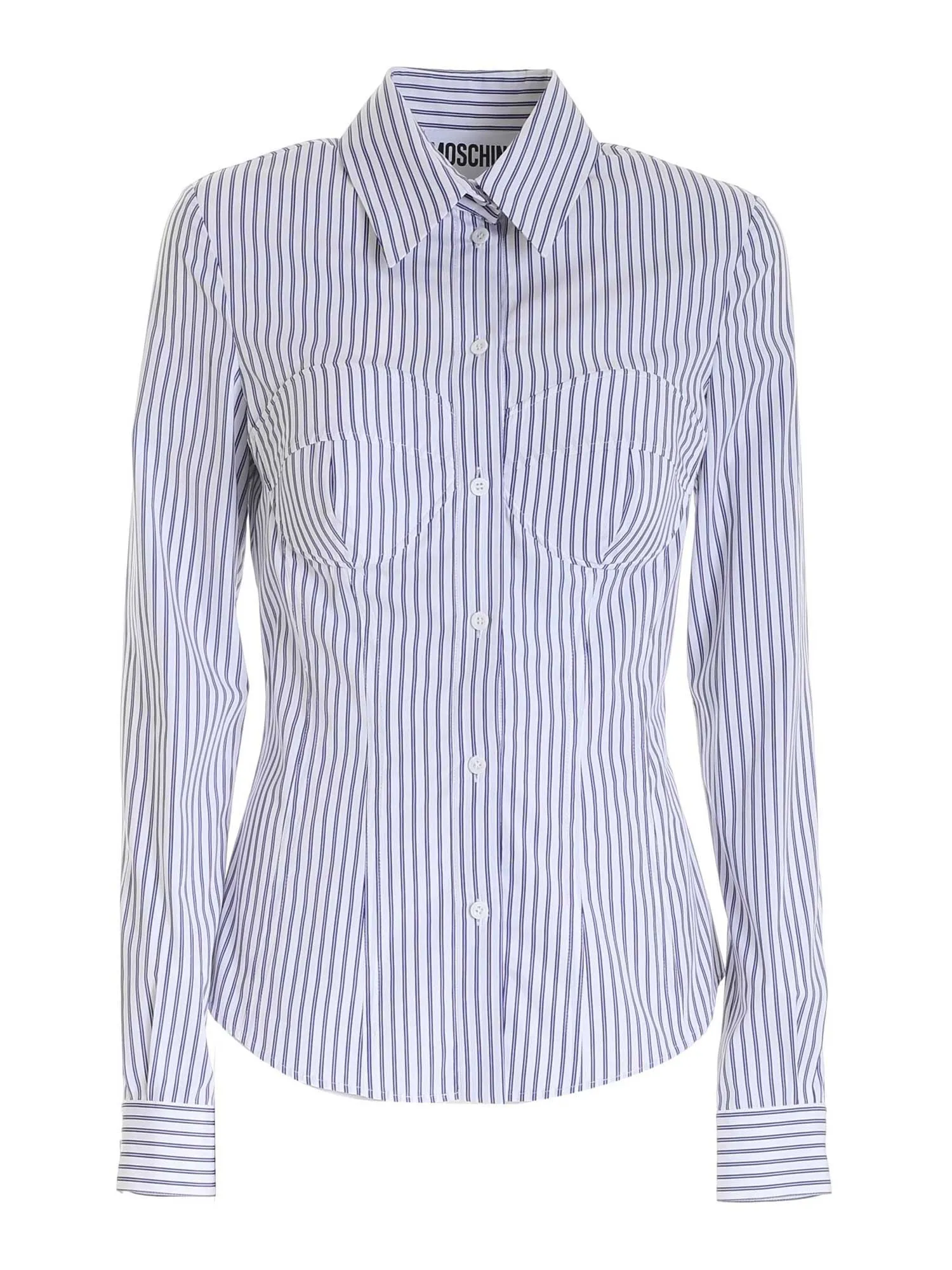 Moschino Striped Buttoned Shirt