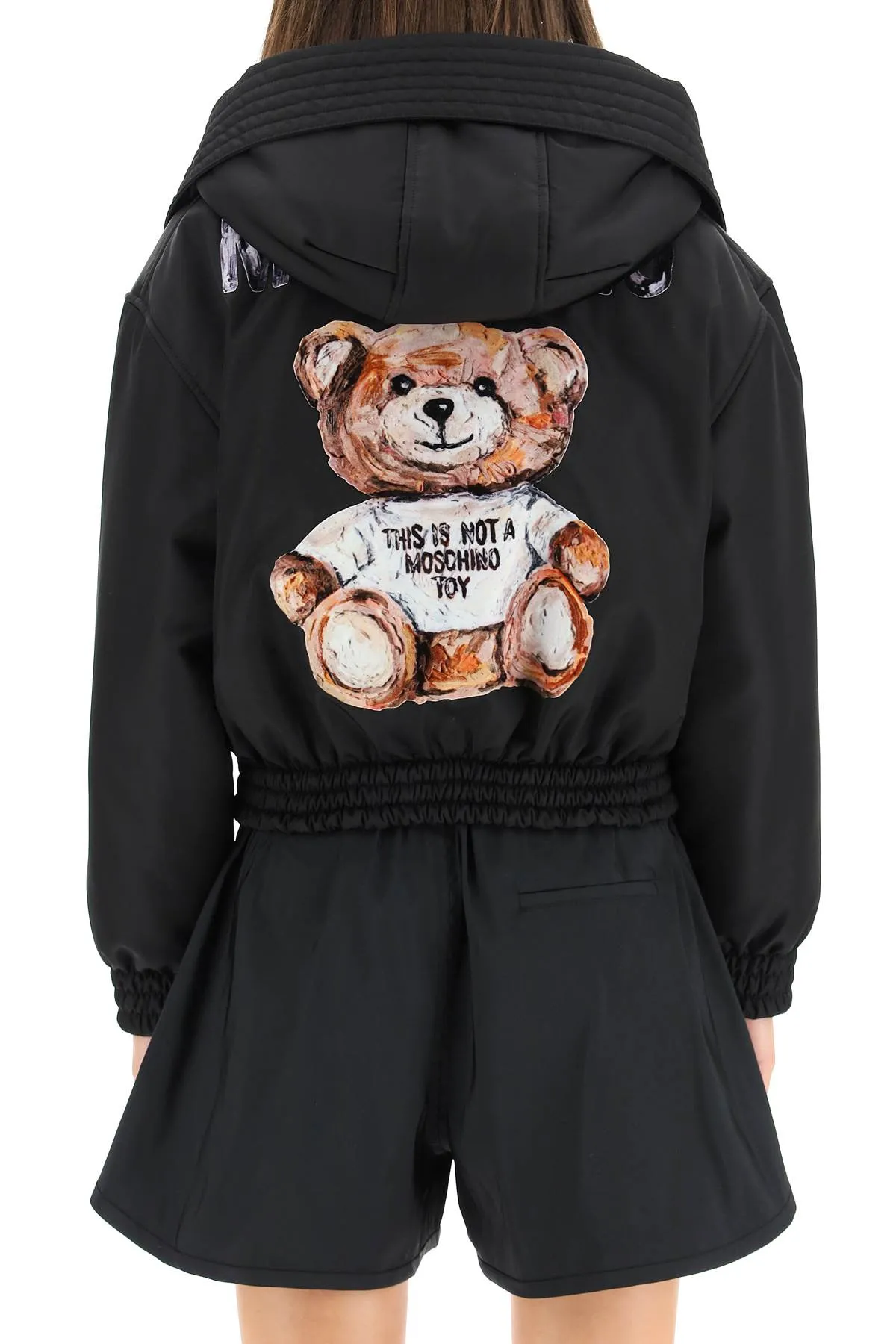 Moschino Teddy Printed Hooded Jacket