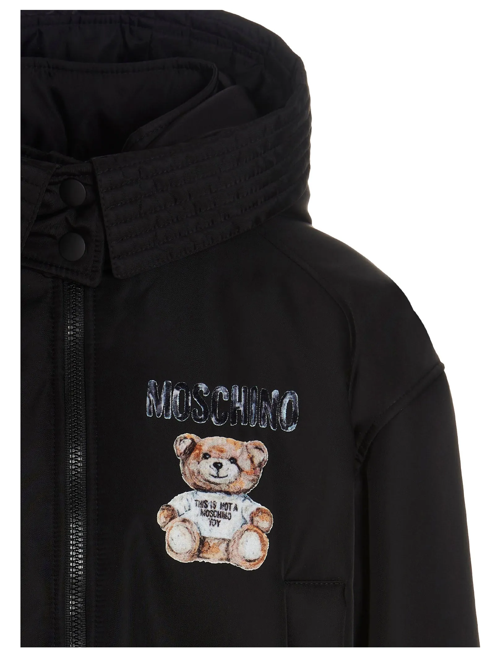 Moschino Teddy Printed Hooded Jacket