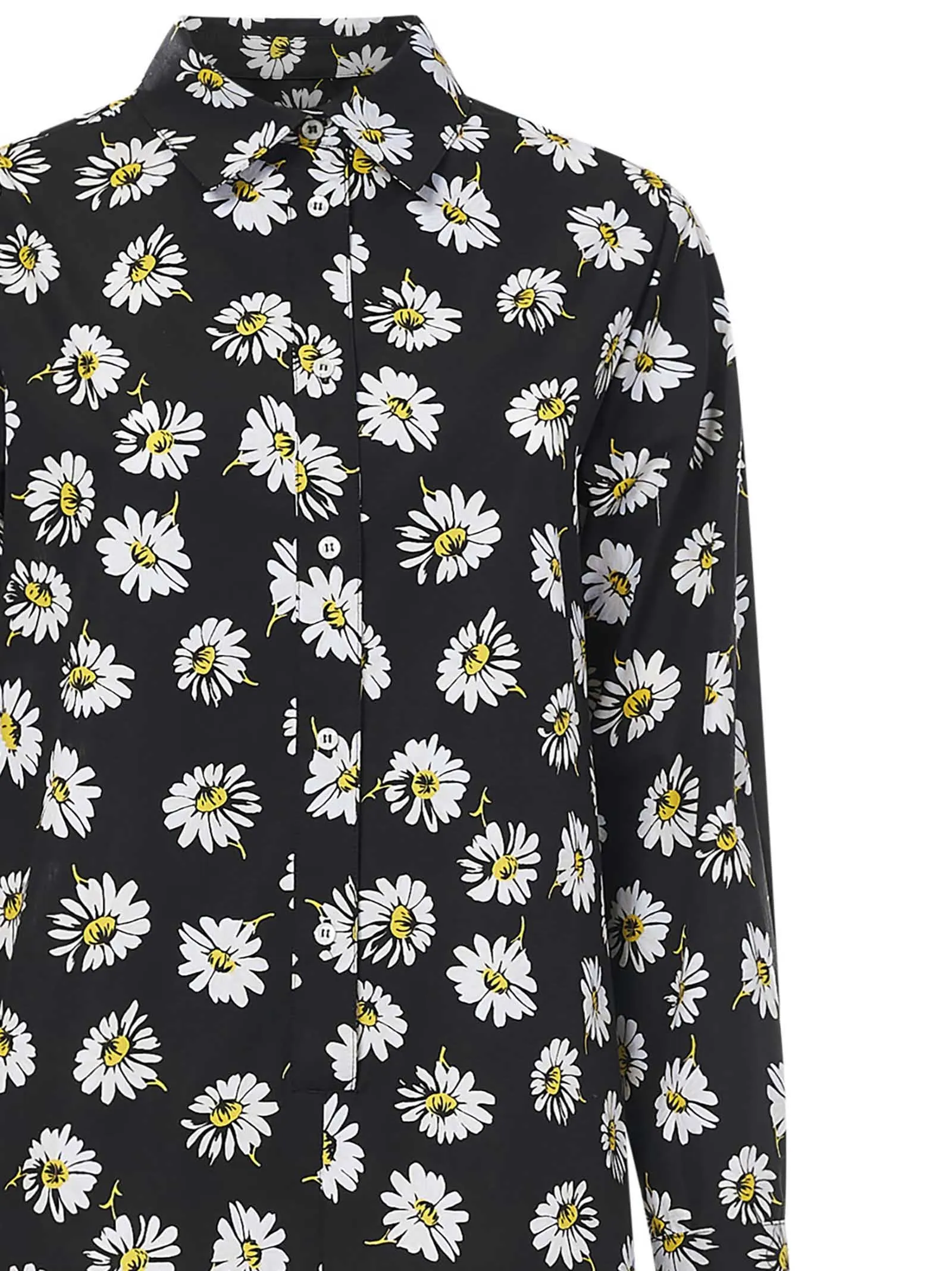 MSGM Allover Floral Print Shirt
