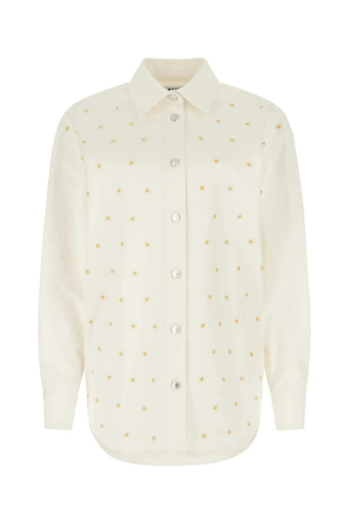 MSGM Bead Embroidered Shirt