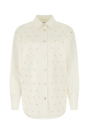 MSGM Bead Embroidered Shirt