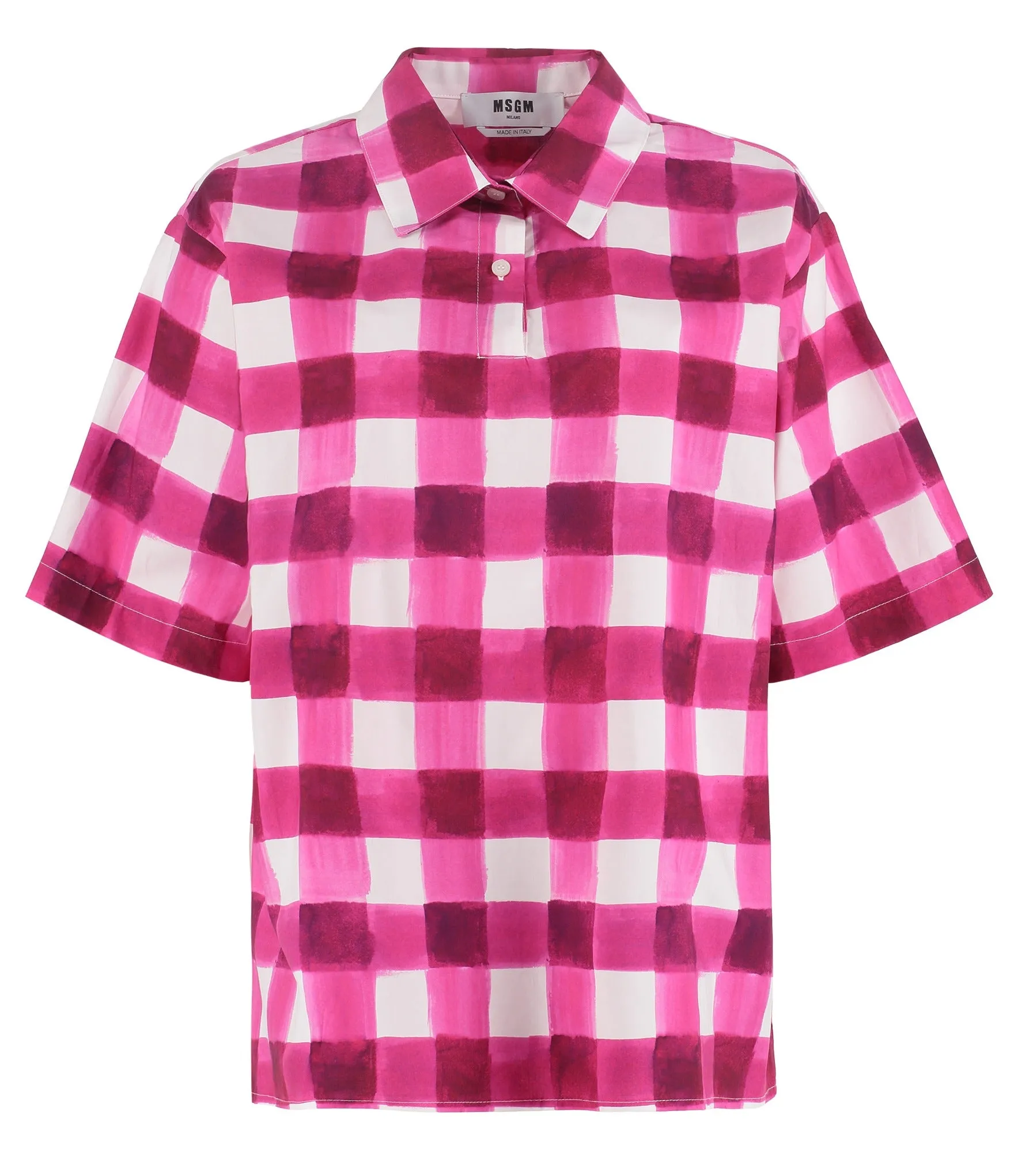 MSGM Checked Short Sleeves Shirt