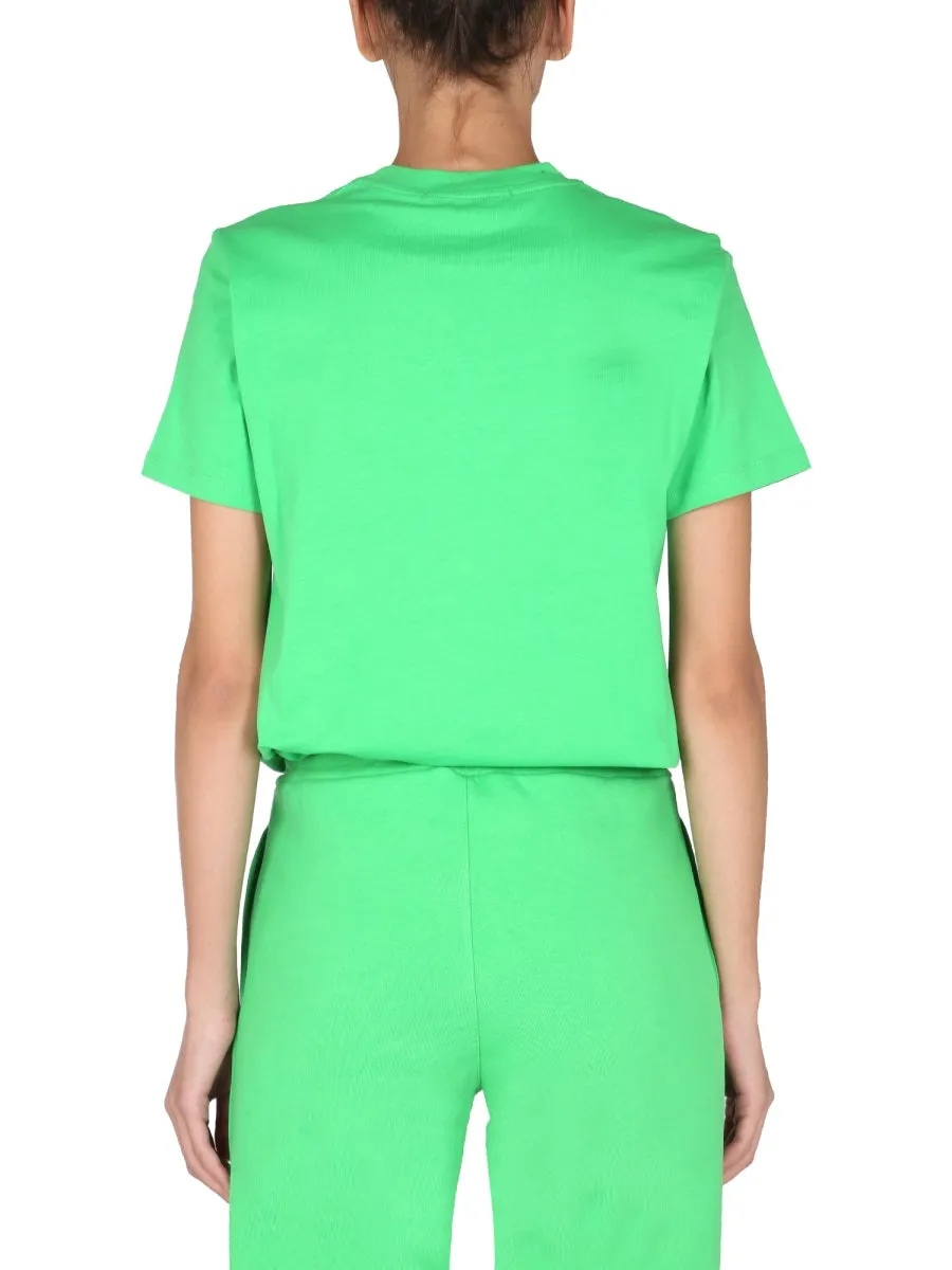 MSGM Printed Crewneck T-Shirt