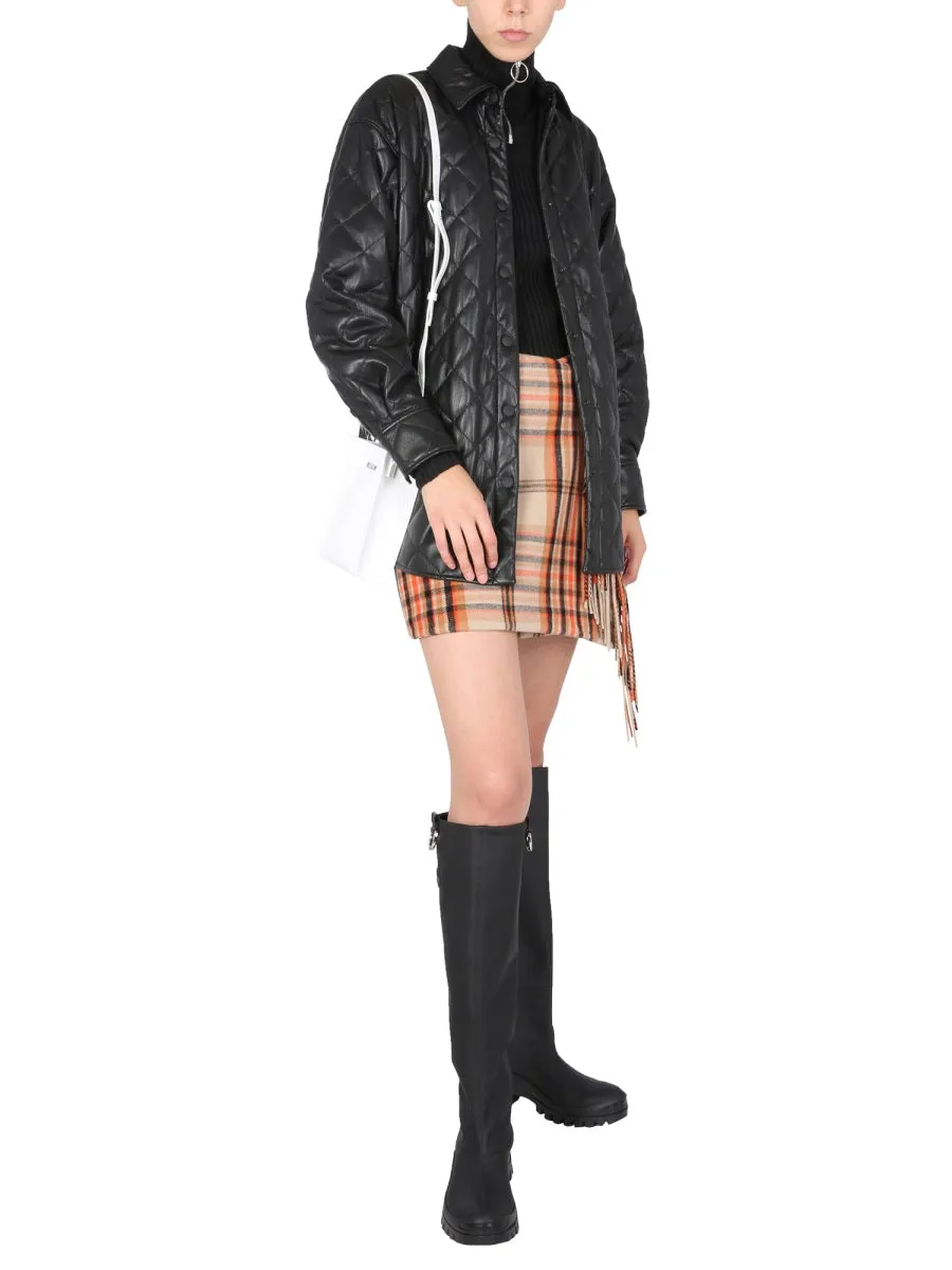 MSGM Quilted Buttoned Jacket