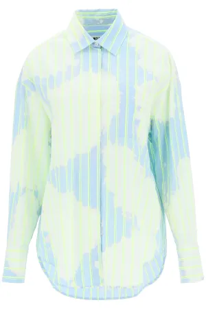 MSGM Striped Long-Sleeved Shirt