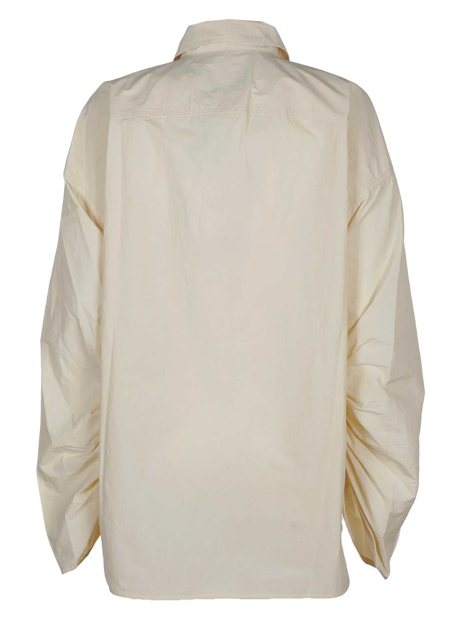 Nanushka Pleated Sleeve Oversized Shirt