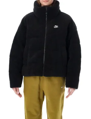 Nike Logo Embroidered Zip-Up Jacket