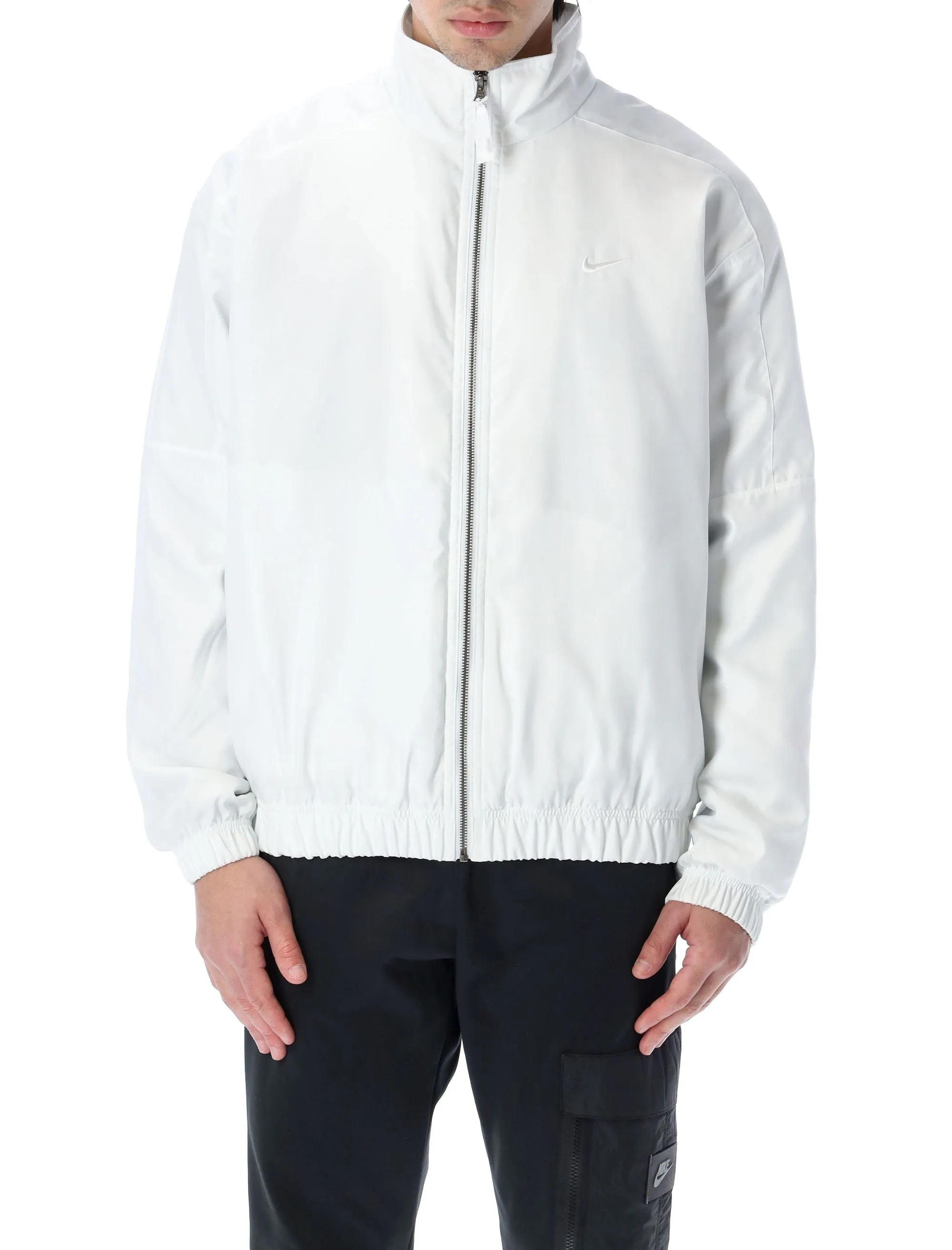 Nike Solo Swoosh Satin Bomber Jacket