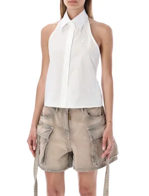 Off-White Buttoned Sleeveless Shirt