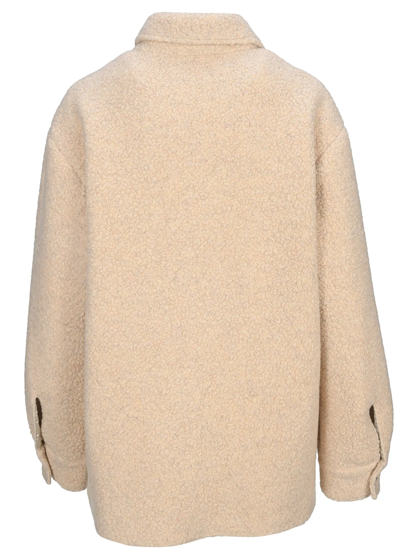 Off-White Buttoned Teddy Jacket