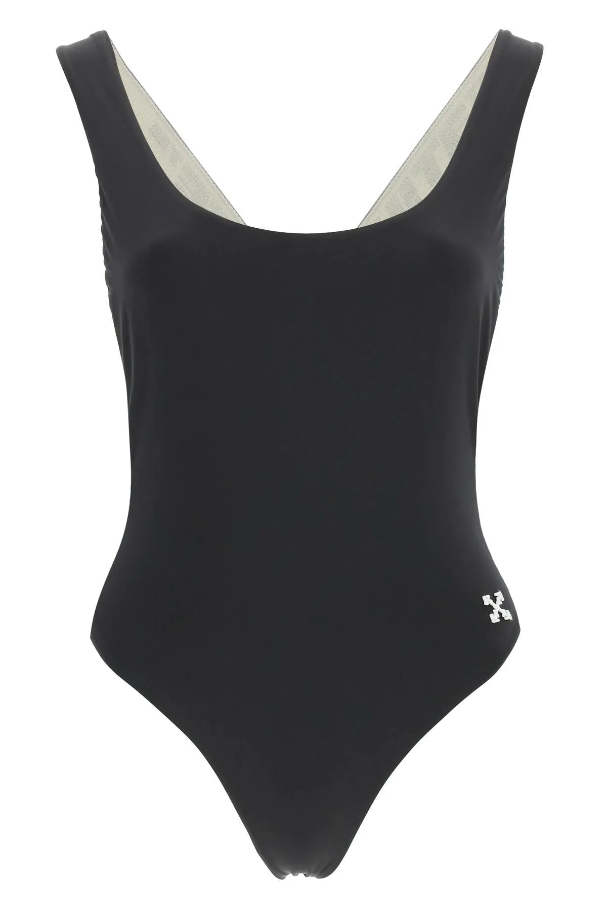 Off-White Logo Band One-Piece Swimsuit