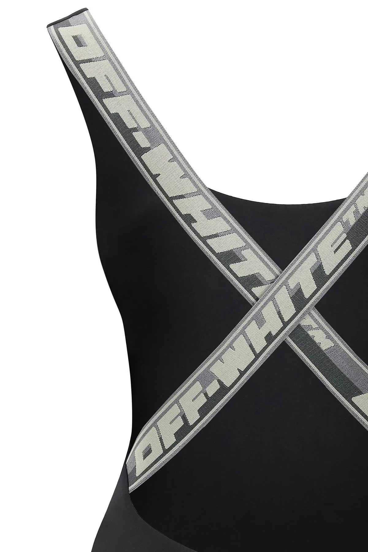 Off-White Logo Band One-Piece Swimsuit