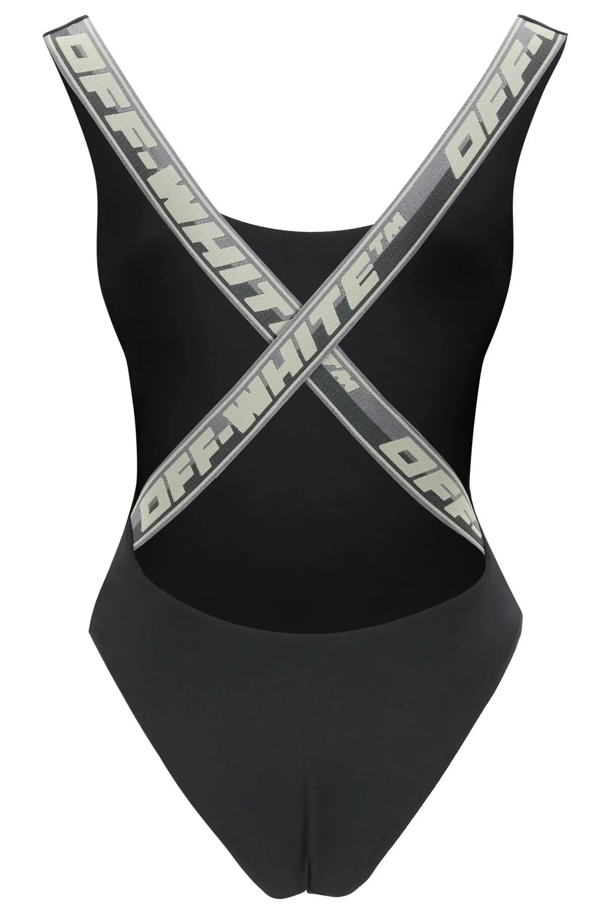 Off-White Logo Band One-Piece Swimsuit