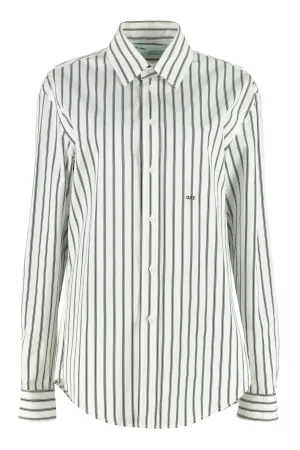 Off-White Striped Buttoned Shirt