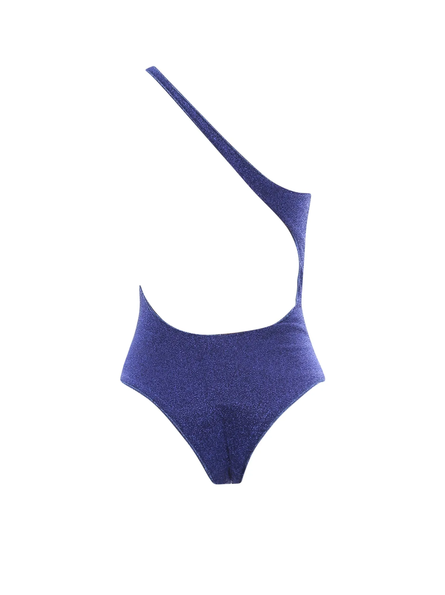Osree Metallic Effect One-Shoulder Swimsuit