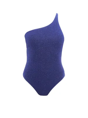 Osree Metallic Effect One-Shoulder Swimsuit