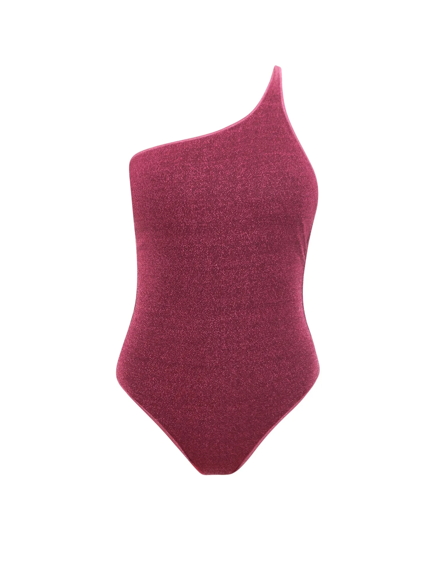 Osree Metallic Effect One-Shoulder Swimsuit