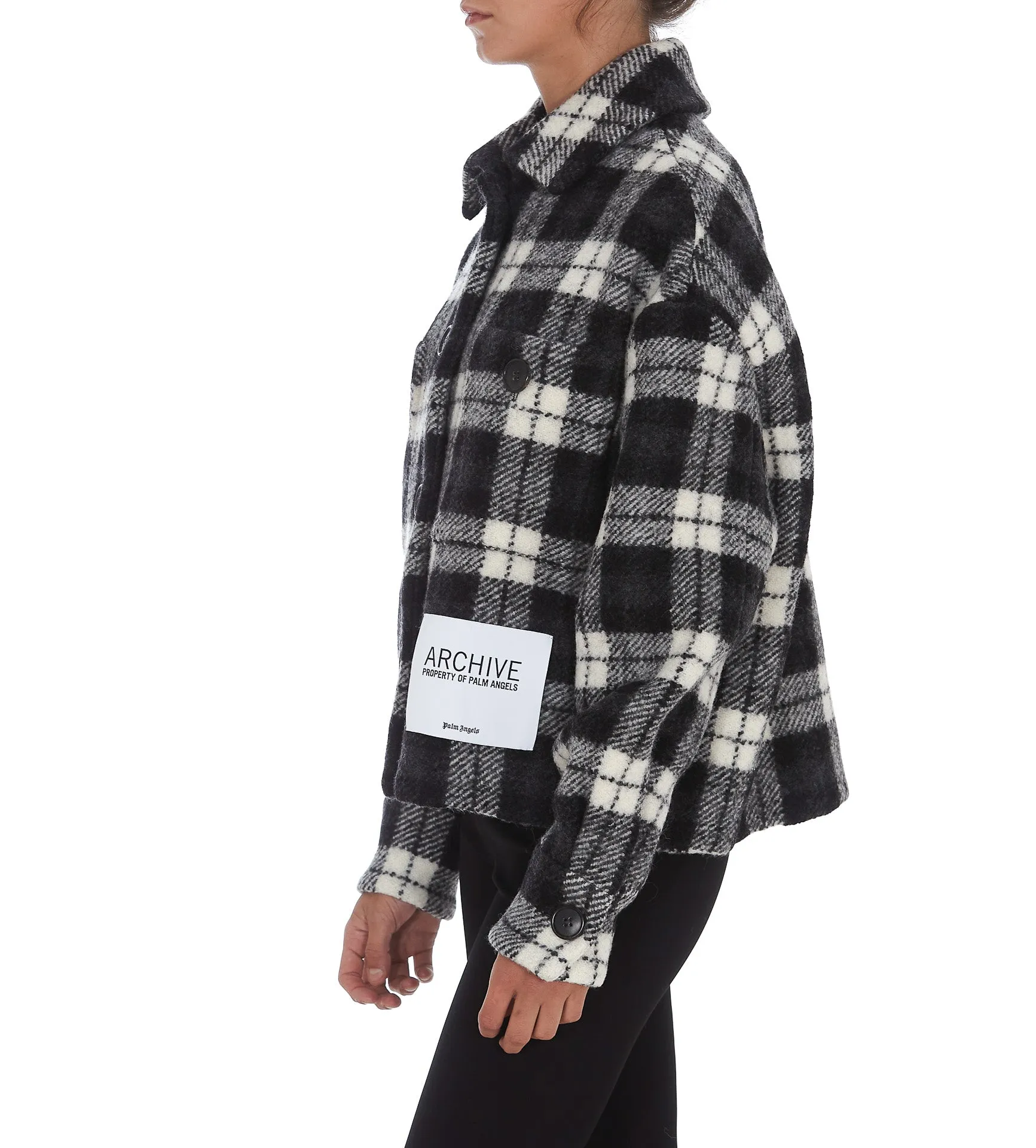 Palm Angels Checked Shirt Jacket