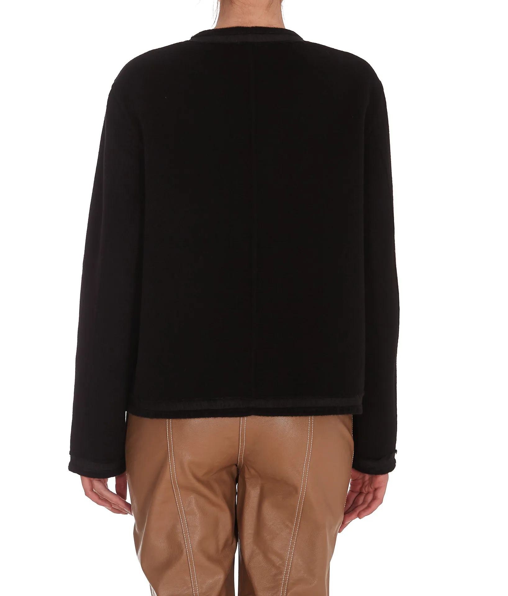 P.A.R.O.S.H. Crewneck Buttoned Jacket