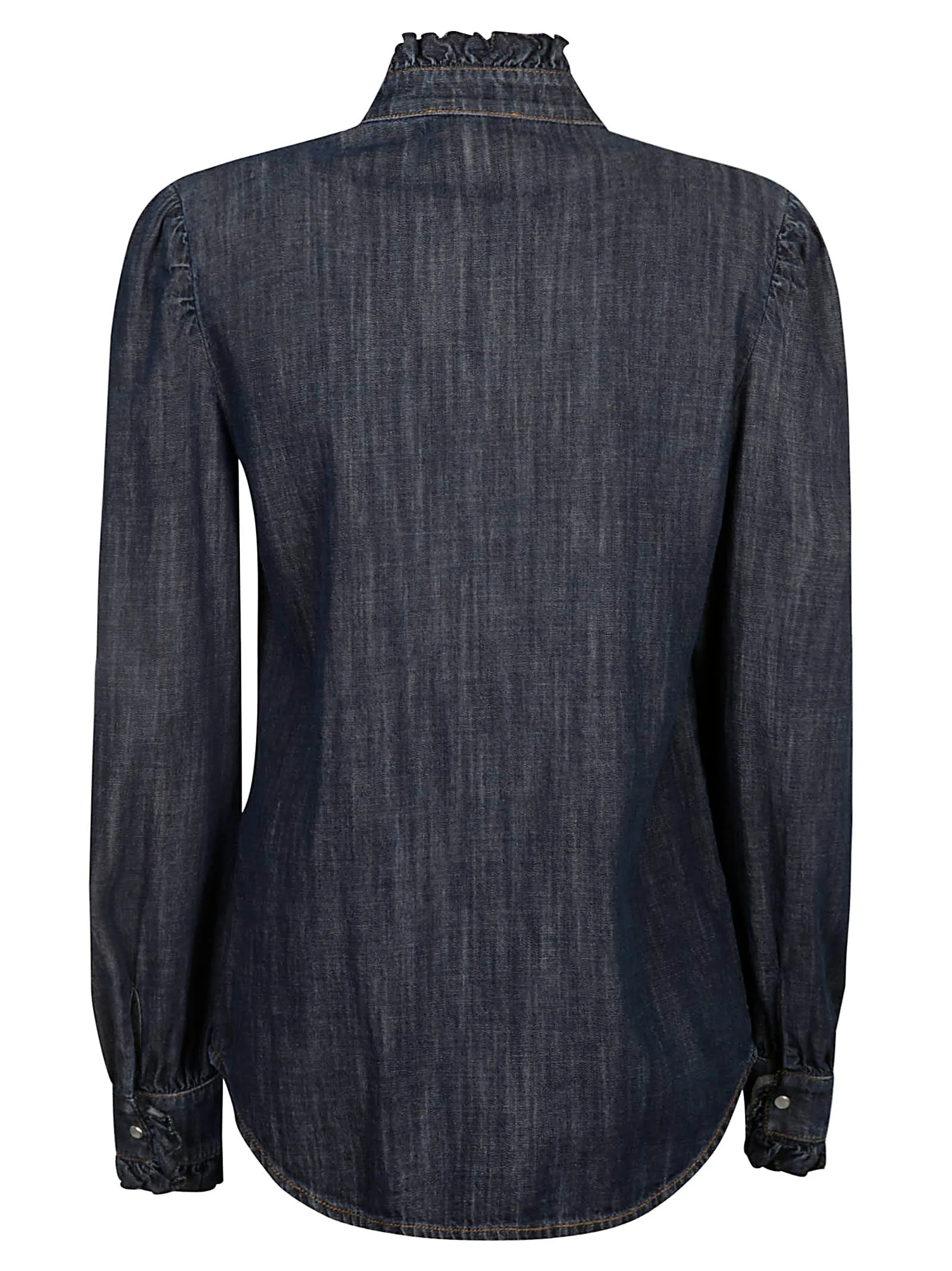 P.A.R.O.S.H. Ruffled Denim Shirt