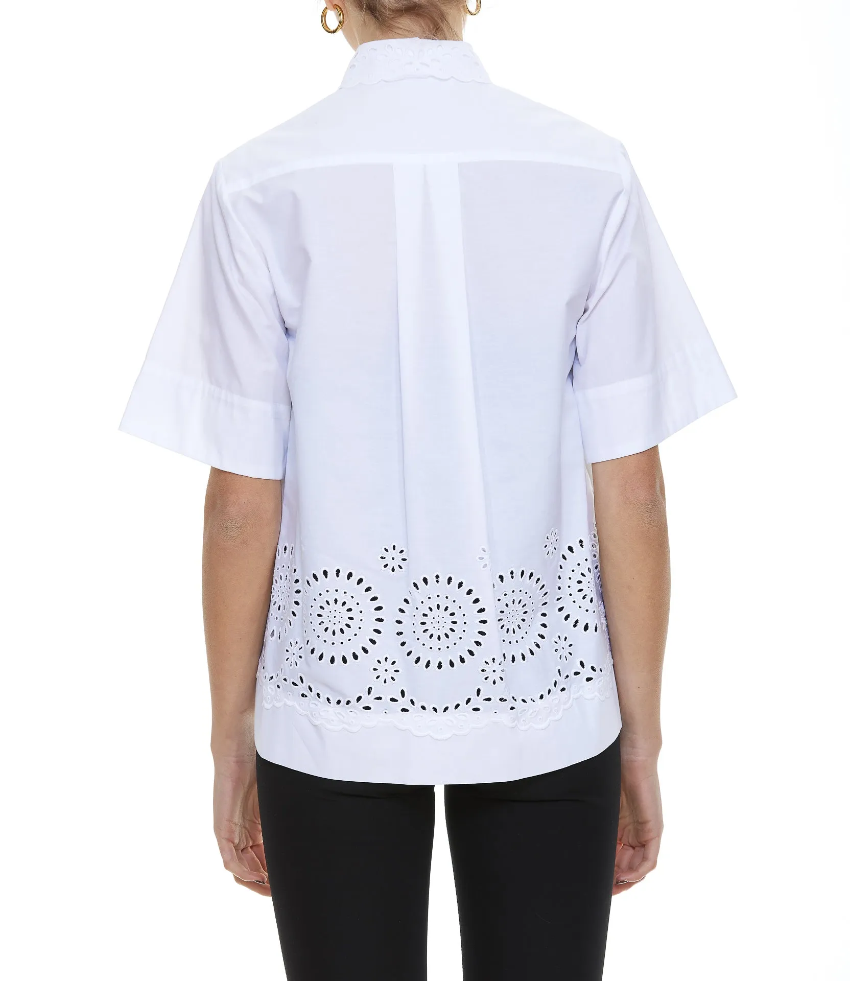 P.A.R.O.S.H. Short-Sleeved Embroidered Shirt