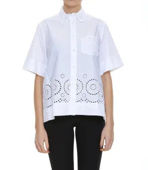 P.A.R.O.S.H. Short-Sleeved Embroidered Shirt