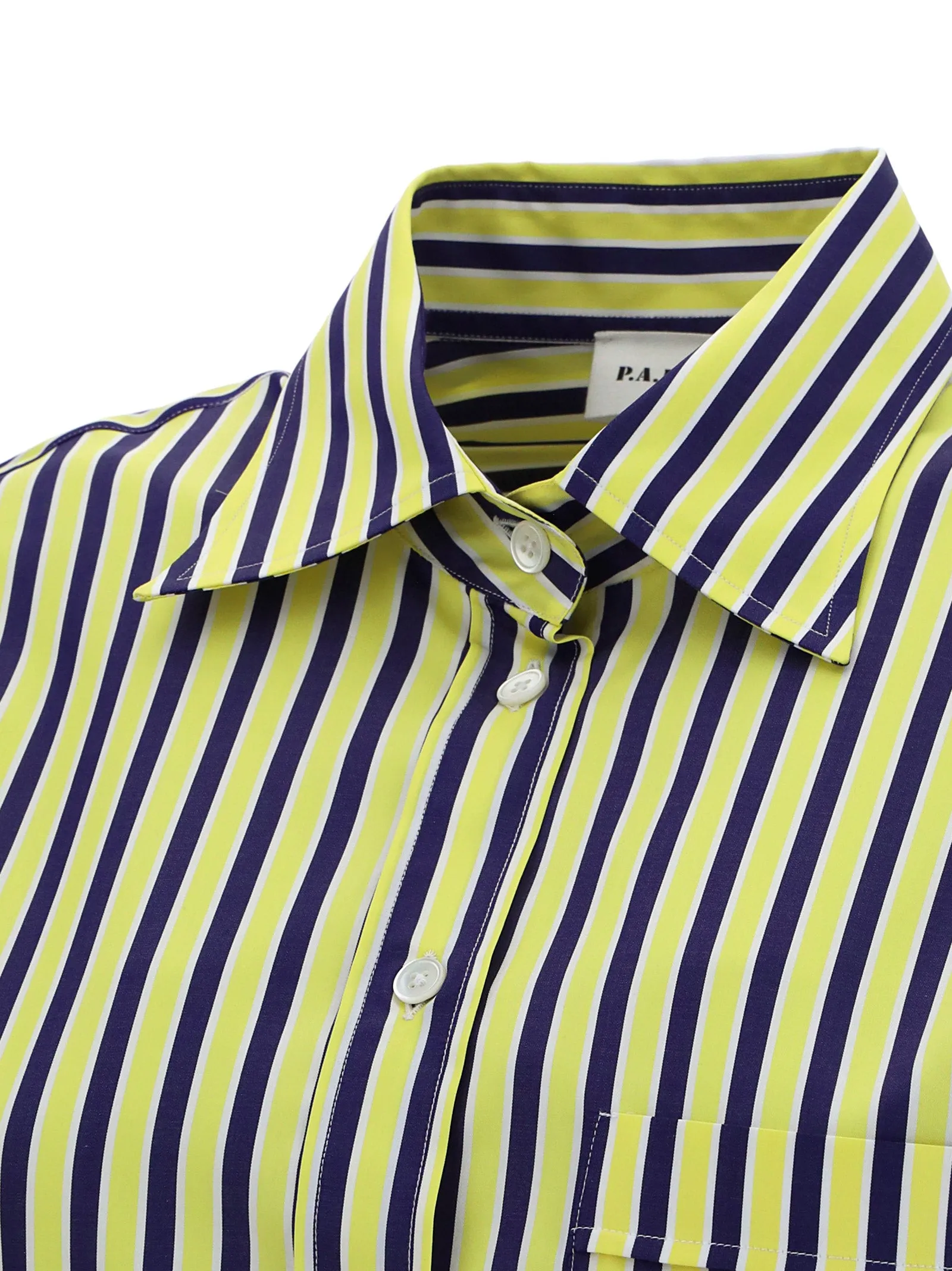 P.A.R.O.S.H. Striped Oversized Shirt