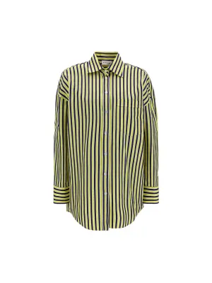P.A.R.O.S.H. Striped Oversized Shirt