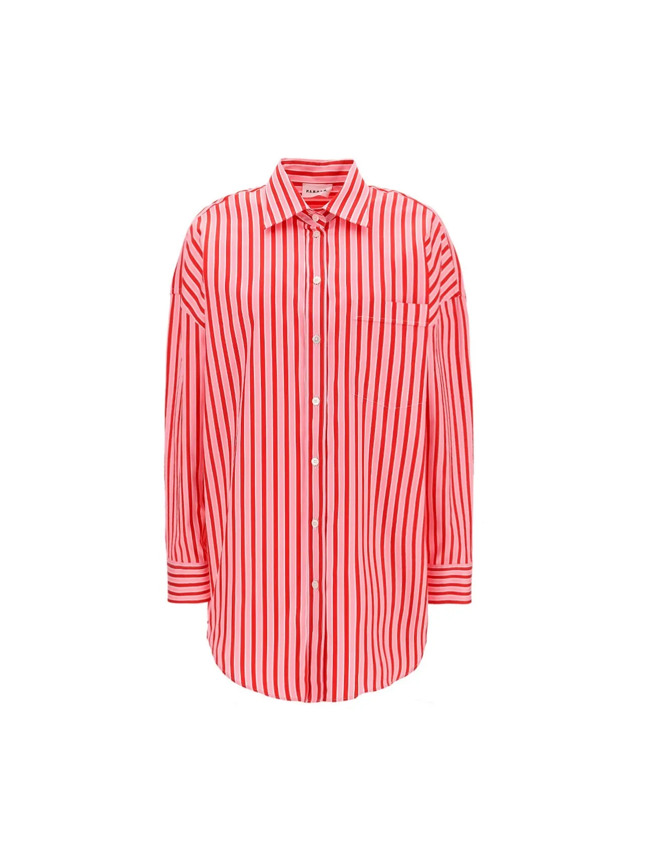 P.A.R.O.S.H. Striped Oversized Shirt