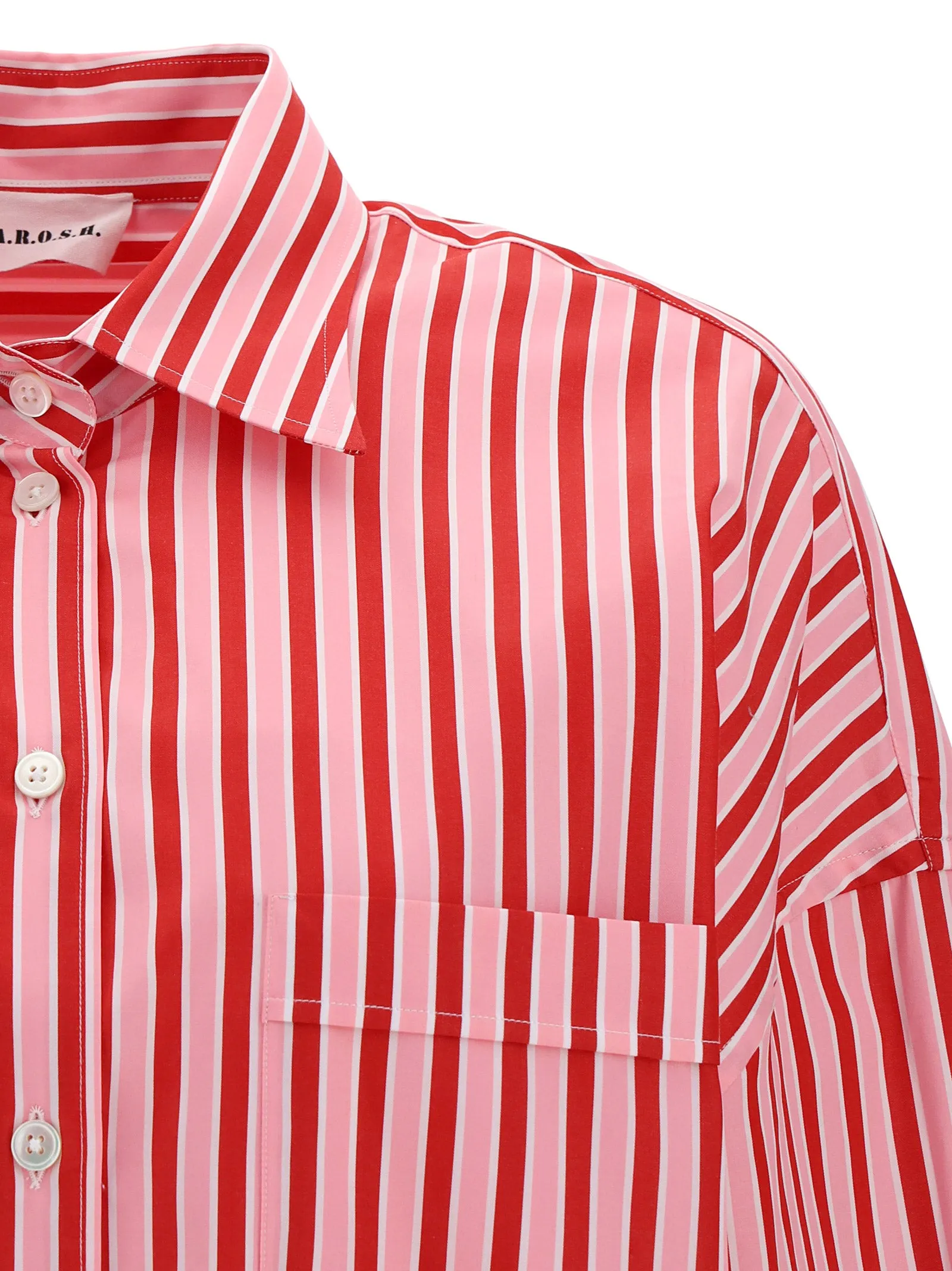 P.A.R.O.S.H. Striped Oversized Shirt