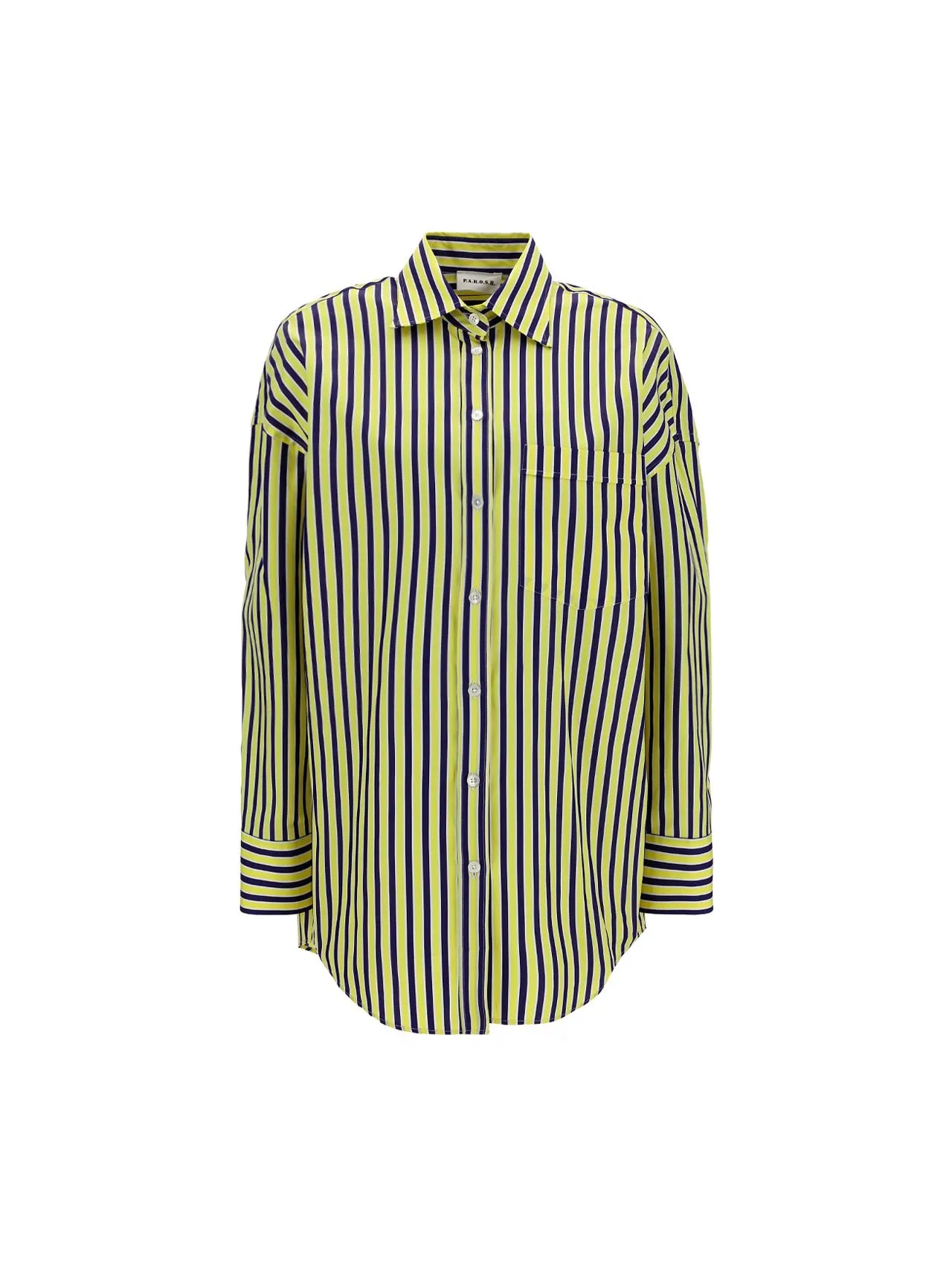 P.A.R.O.S.H. Striped Oversized Shirt