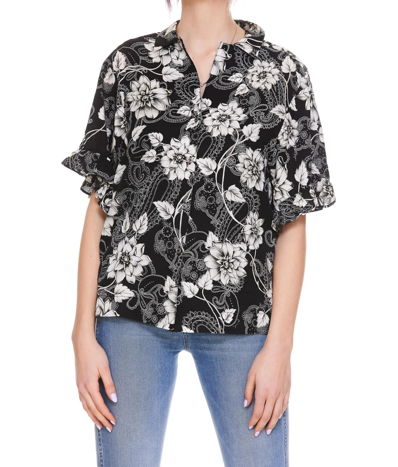 Pinko Floral Printed Paisley Shirt