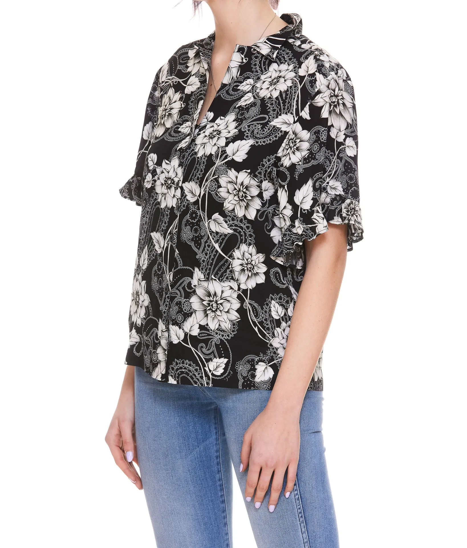 Pinko Floral Printed Paisley Shirt