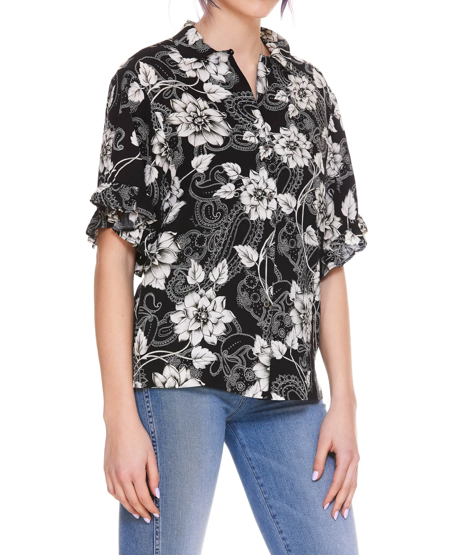 Pinko Floral Printed Paisley Shirt