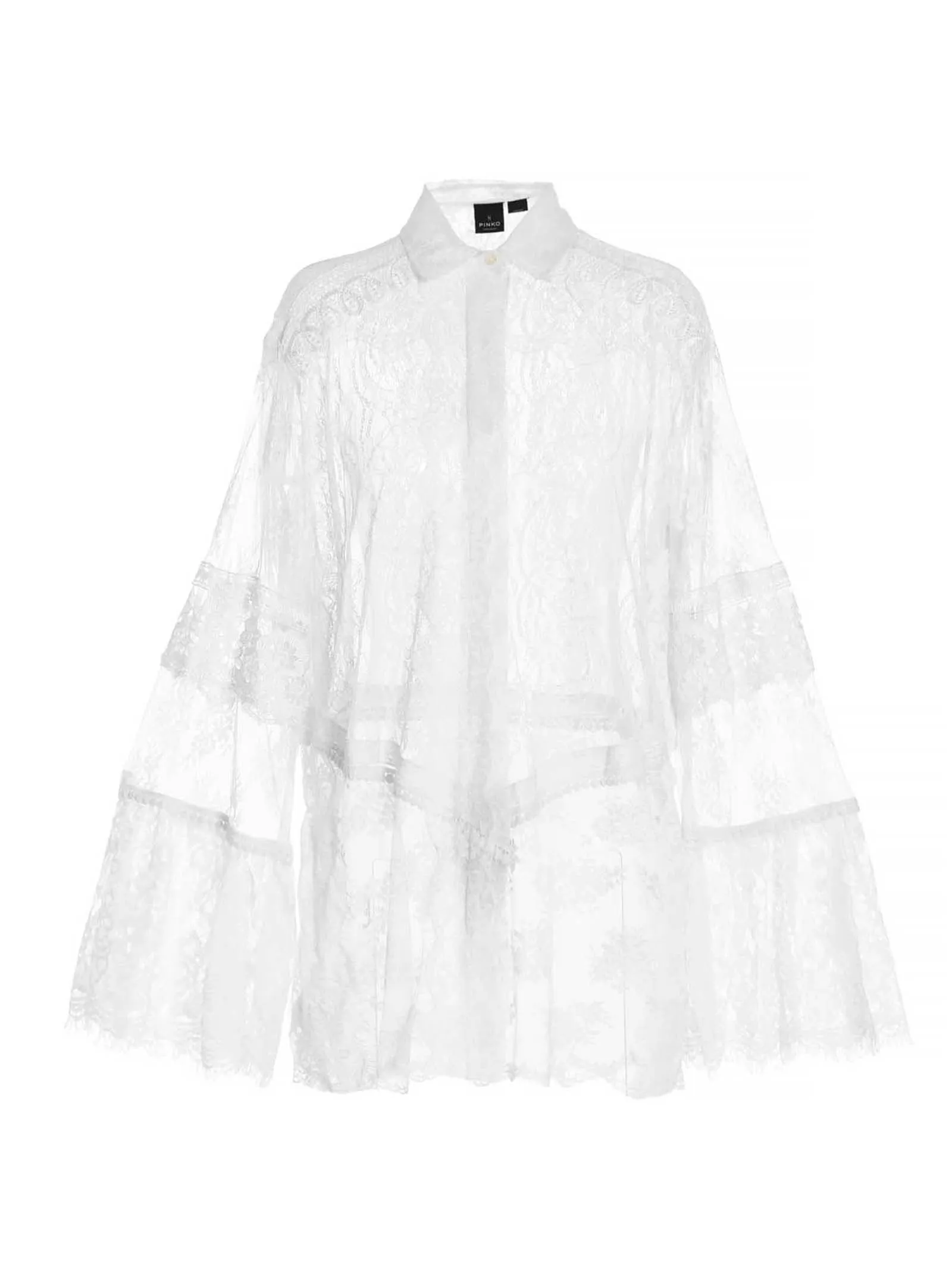 Pinko Lace-Detailed Shirt